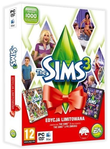 The Sims 3 Edycja Limitowana Świąteczna - The Sims 3 + The Sims 3 Po zmroku (dodatek)