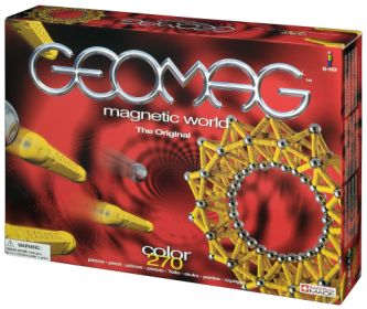 GeoMag Color - klocki magnetyczne 270 elementowe