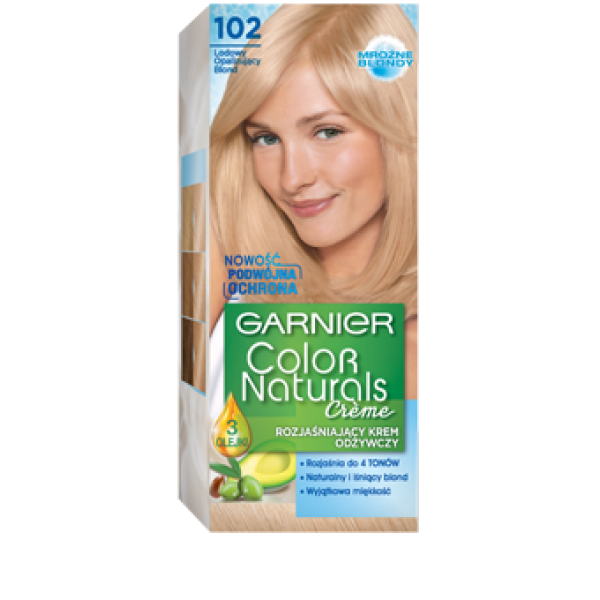 Garnier Color Naturals Farba do wlosow nr 102 Lodowy Opalizujacy Blond