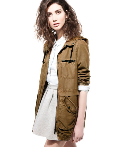 parka bershka 