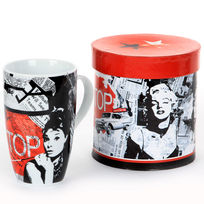 Audrey Hepburn, kubek, 8x13x5 cm    