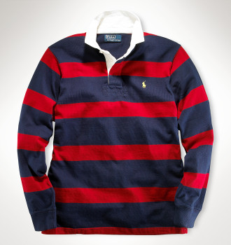Polo Ralph Lauren: Rugbys: Slim Custom-Fit Striped Rugby