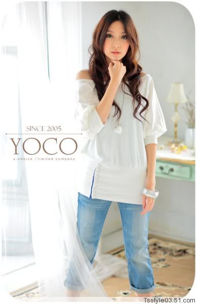 Biała tunika Japan Style