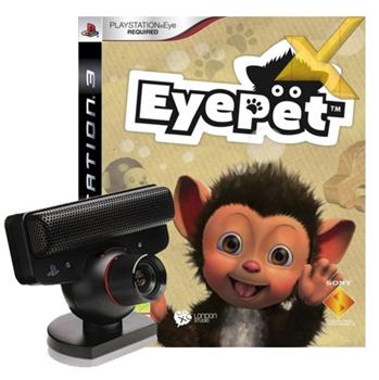 PS3 akcesoria: Kamera EyeToy + Gra: PS3 EyePet 