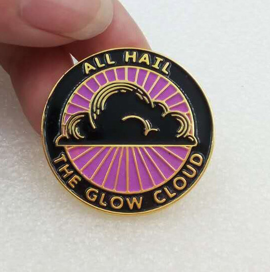 All Hail the Glow Cloud Lapel Pin
