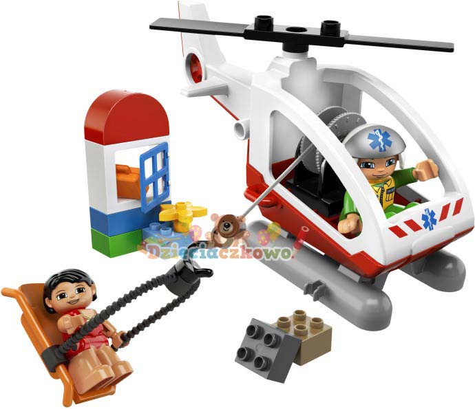 LEGO DUPLO HELIKOPTER RATUNKOWY 5794