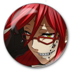 przypinka KUROSHITSUJI Grell japan manga przypinki