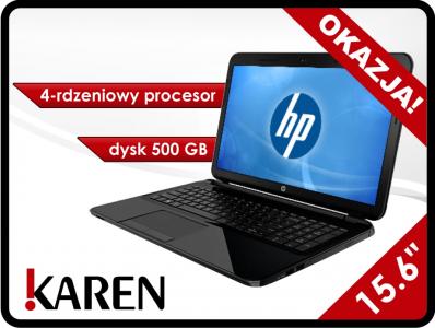 Laptop HP 15-g013 4-RDZENIE 4GB 500 HD8330 USB3.0