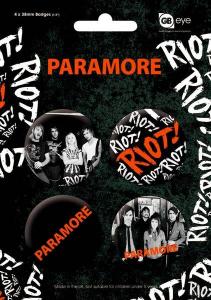 Paramore Riot - przypinki