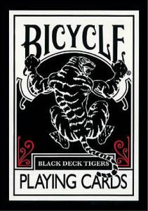 Bicycle ,,Black Deck Tigers'' - Playing Cards