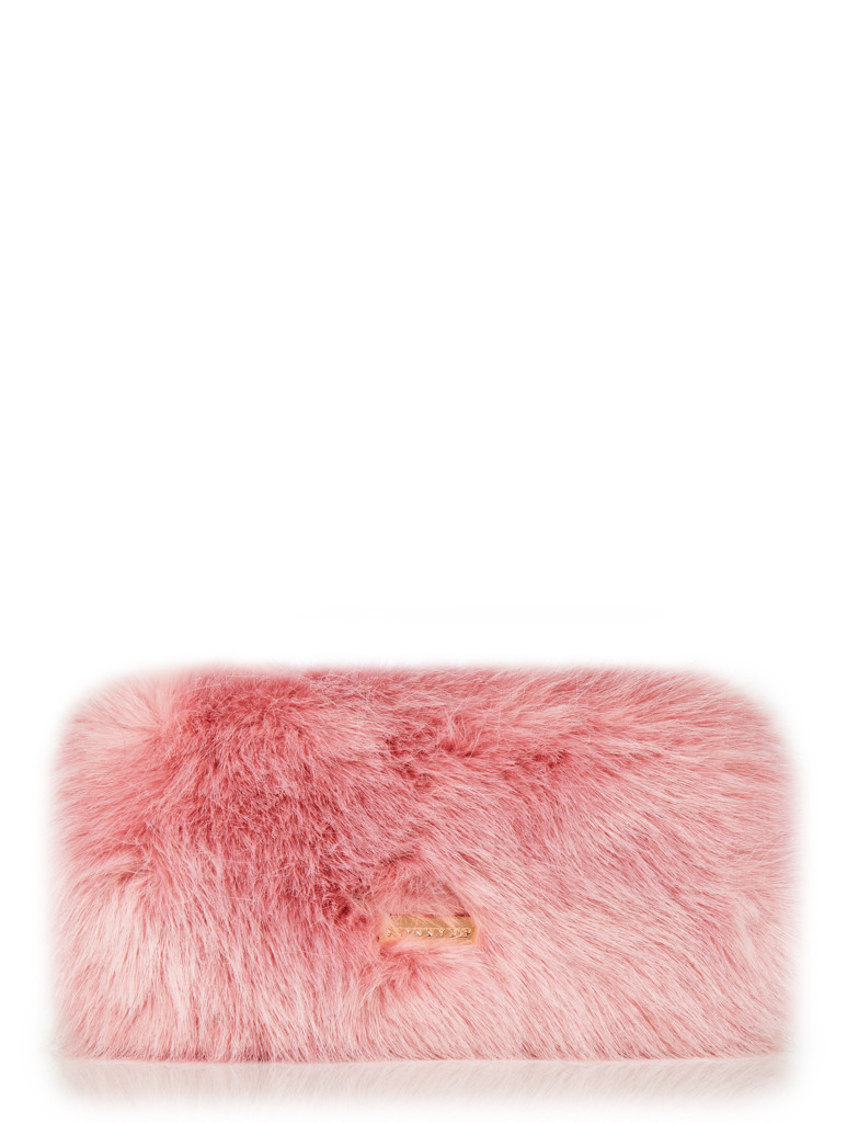 Candy Fur Clutch Bag