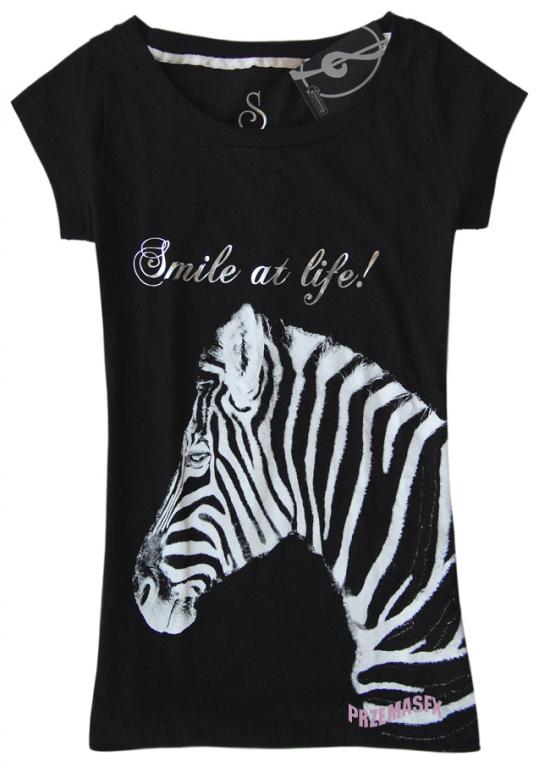 T-shirt z zebrą