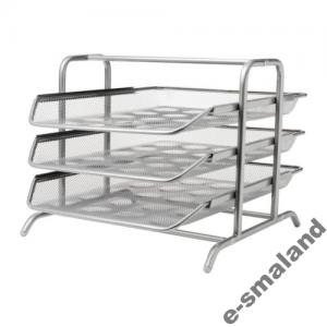 IKEA TACKI SZUFLADKI NA DOKUMENTY FAKTURY SREBRNE