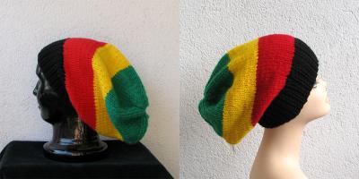 Czapka Rasta  Reggae Jamajka Oversize