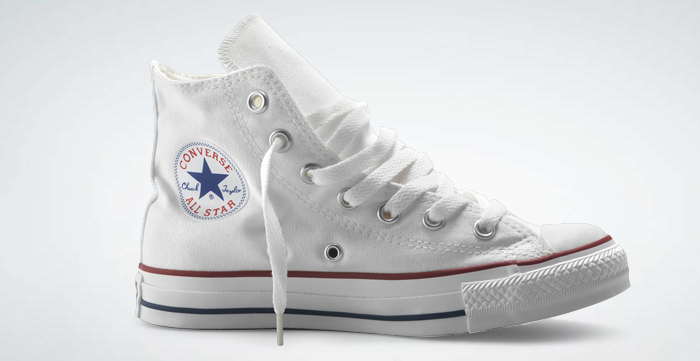 Converse białe