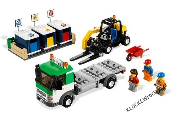 LEGO CITY 4206 Ciężarówka z koszami do segregacji