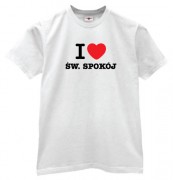 Koszulka ''I love św.Spokój''