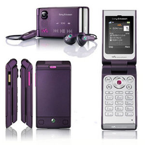 nowy telefon w380i (fioletowy)
