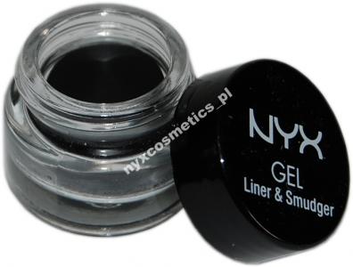 NYX Gel Liner and Smudger Eyeliner w żelu czarny
