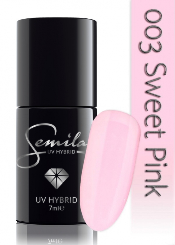 Lakier hybrydowy Semilac 003 Sweet Pink - 7 ml