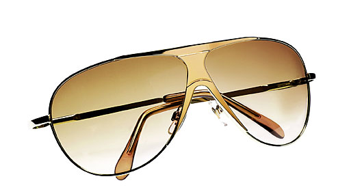 Okulary H&M, złote