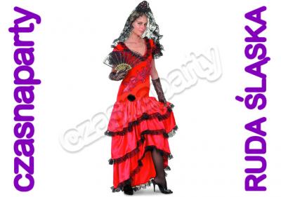 Strój hiszpańskiej tancerki flamenco 