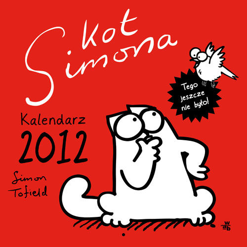 Kalendarz 2012 Kot Simona 30x30