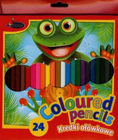 Kredki ołówkowe, 24 kolory