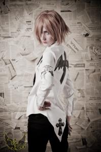 Biała koszula VISUAL KEI Punk rave GOTHIC K-Star S