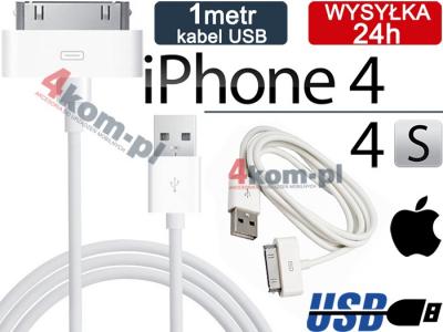 Kabel USB iPhone 4 4S 3GS 3G 3 iPod iPad iOS 8 24h