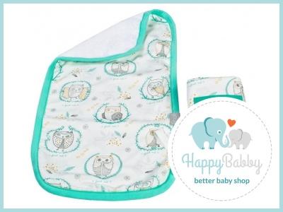 POOFI Forest Mata do przewijania SOWY 33x65cm