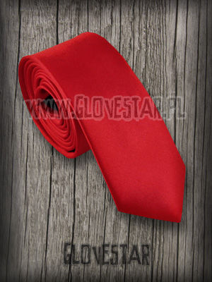 krawat classic czerwony