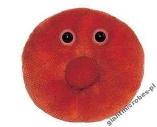 Maskotka Czerwona krwinka Mikrob