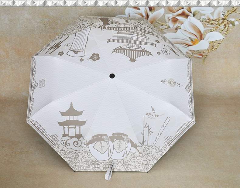 Mo Dao Zu Shi Manneng Official Foldable Umbrella Rabbit Classic Design
