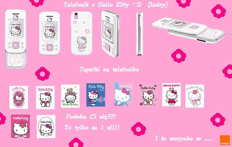 Telefon z Hello Kitty