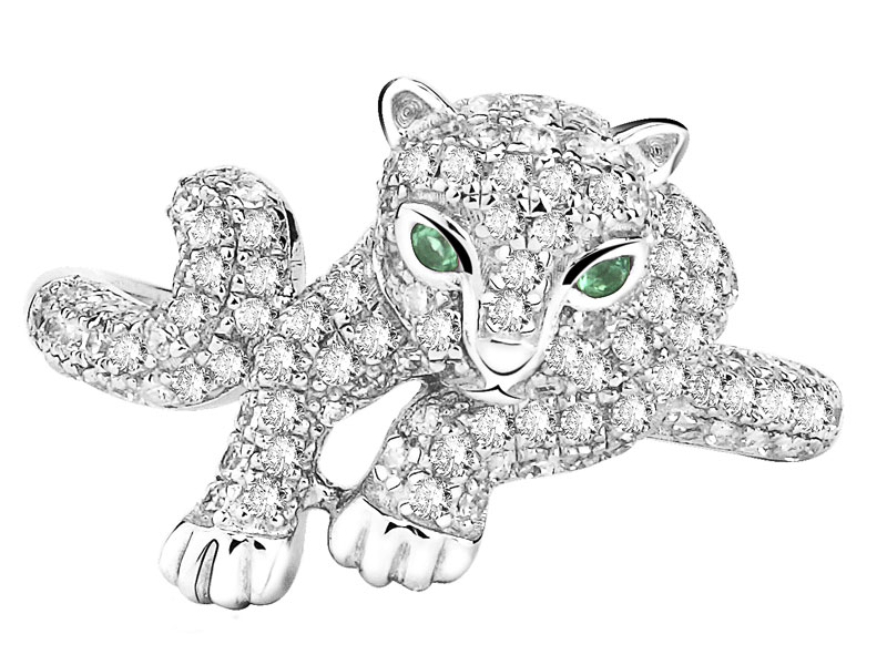 Apart pierścionek z kotem