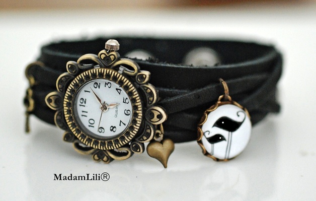 Zegarek 'Życie we dwoje' © skóra