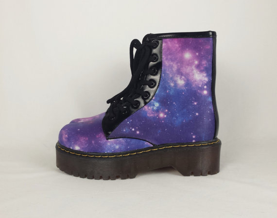 Galaxy boots, galaxy shoes,