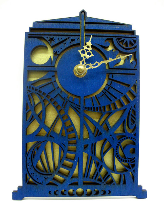 Dr. Who Timey Wimey Tardis Clock