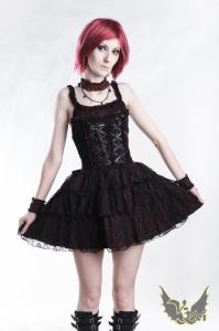 Sukienka Gothic LOLITA Japan kawaii goth Cosplay S