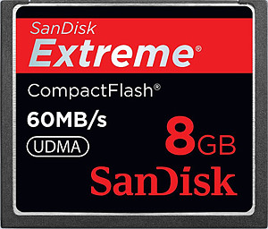 SanDisk Extreme CompactFlash 8GB (60 MB/s)