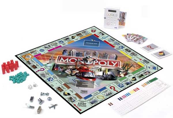 MONOPOL Monopoly TU i TERAZ Banking GRA HASBRO