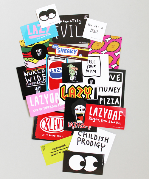 lazyoaf.com -->Lifestyle » Lazy Oaf Mega Sticker Pack