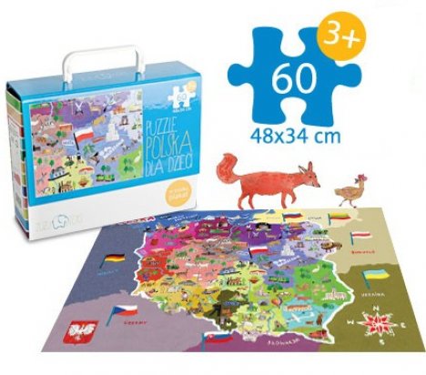 Puzzle Polska dla dzieci