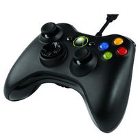 Przewodowy kontroler do Xbox 360 MICROSOFT, czarny