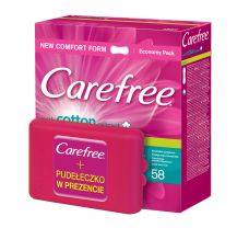 CAREFREE WKŁADKI HIGIENICZNE Z PUDEŁECZKIEM