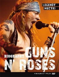 GUNS N`ROSES Legendy muzyki książka+film DVD nowa