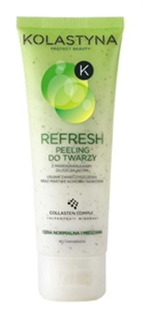 Kolastyna Refresh Peeling do twarzy z mikrogranulkami złuszczającymi 75 ml