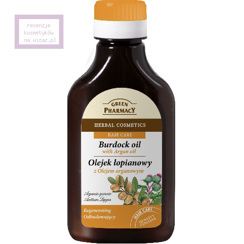 Elfa, Green Pharmacy, Olejek łopianowy z olejem arganowym odbudowującym włosy
