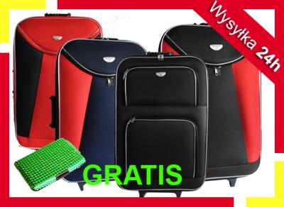 DUŻA WALIZKA BAGAŻ MOCNA KÓŁKA XL + GRATIS ETUI